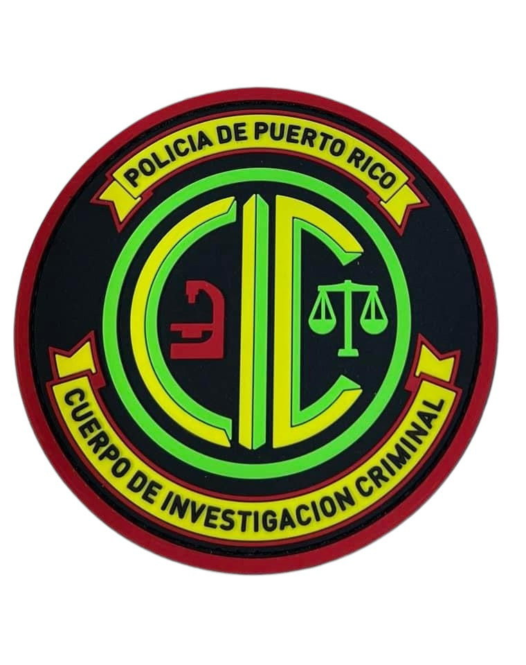 Investigación Criminal Patch, PVC, Hook