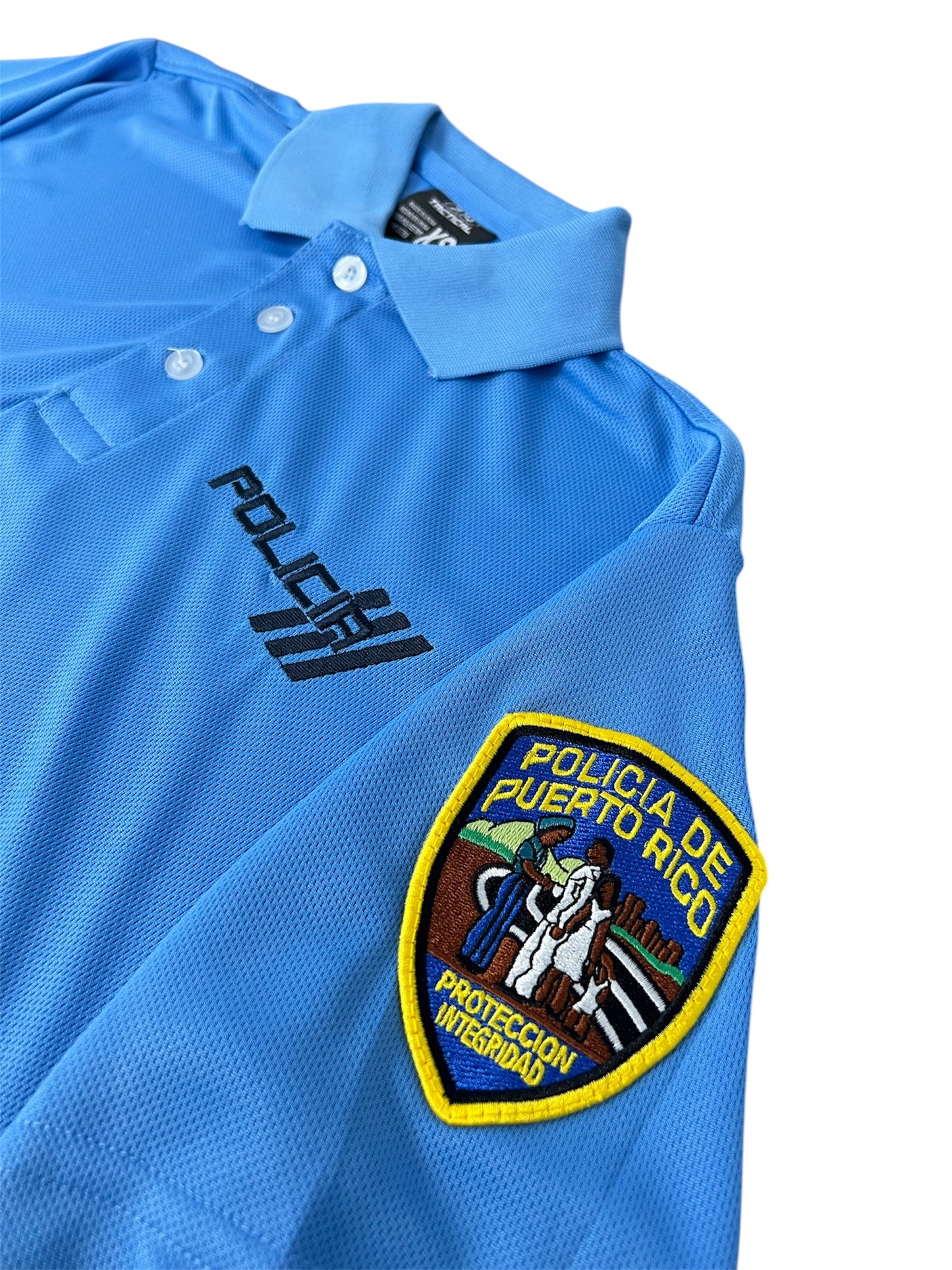 Polo 7.14 Policía Azul Claro M/C