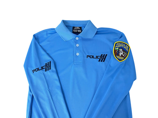 Polo 7.14 Policía Azul Claro M/L