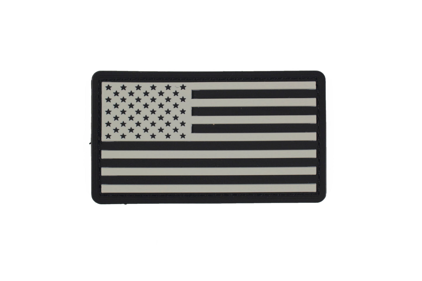 U.S. Flag Patch, PVC, Hook