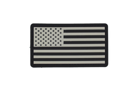 U.S. Flag Patch, PVC, Hook